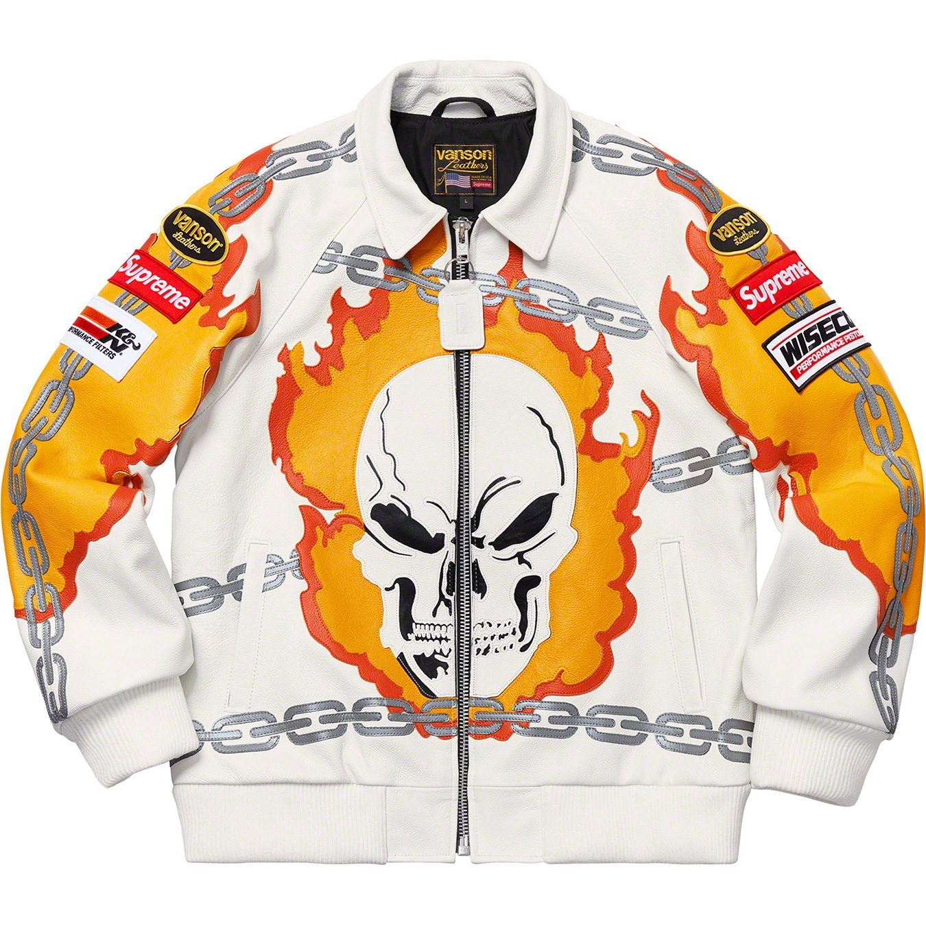 Supreme®/Vanson Leathers® Ghost Rider© Jacket view 8